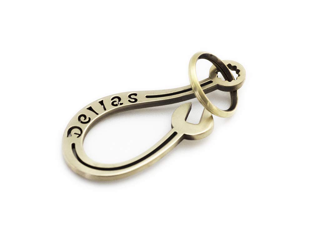 

Кожаный гаечный ключ с крюком D ellas из латуни,