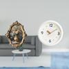 Vintage Resin Photo Frame and Modern Wall Clock Combination for Office Bedroom Gallery Home Study