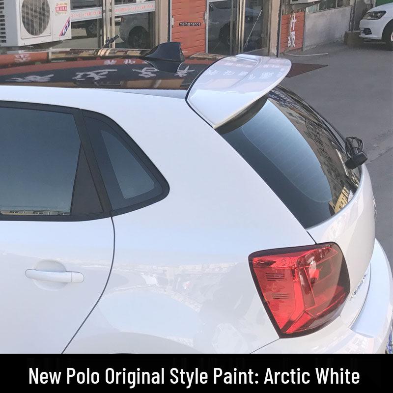 Compatible Rear Spoiler for Polo 06-21 Models: 19 Polo No-Drill Top Tail Modification