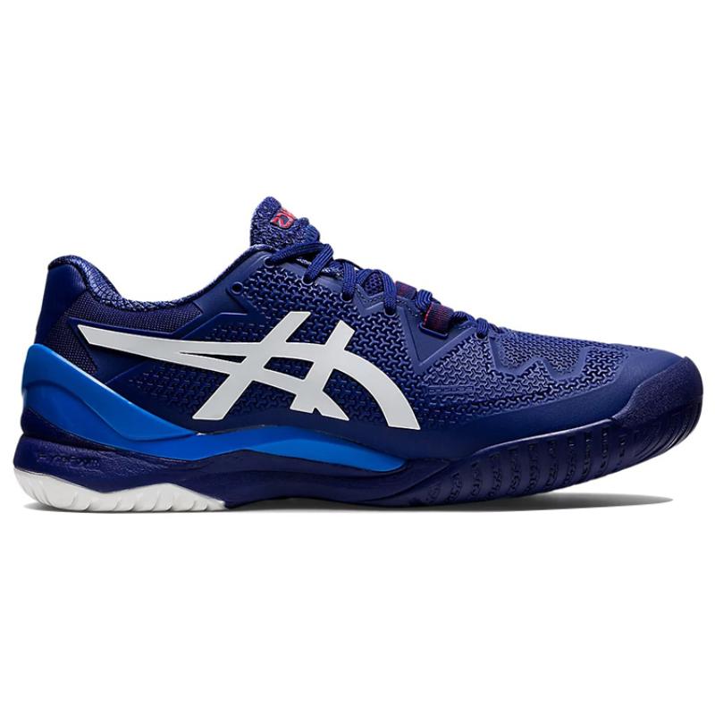Asics Gel Resolution 8 2E Wide 'Dive Blue' Sneakers 1041A113-405