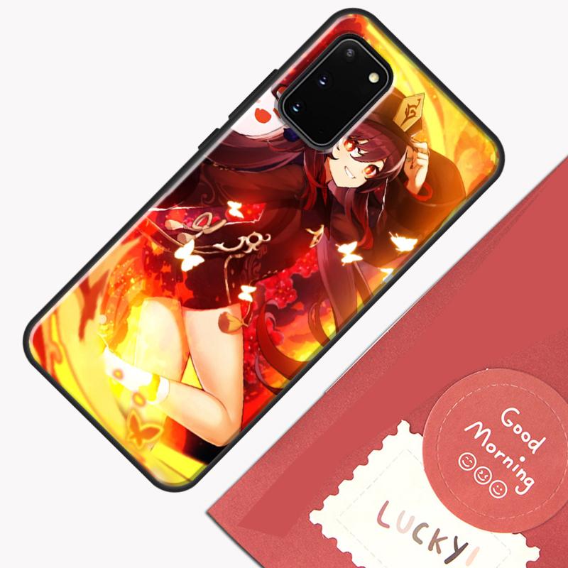 Hu Tao Genshin Impact Phone Case For Samsung Galaxy S26 S25 Ultra S20 S21 S22 S23 S24 S10 Plus S25 FE Cover Shell