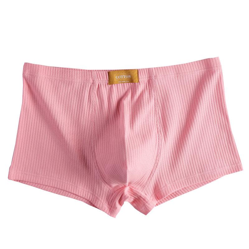 Men's Breathable Four Cornered Underwear Men's Cotton Comfortable Plus Size Flat Cornered Underwear