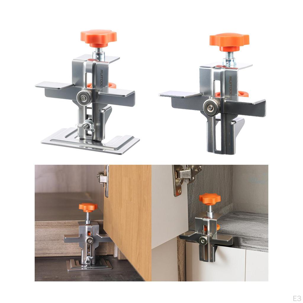 Cabinet Door Installation Positioner 3.3-3.9inch Adjustable for Furniture Projects Universal