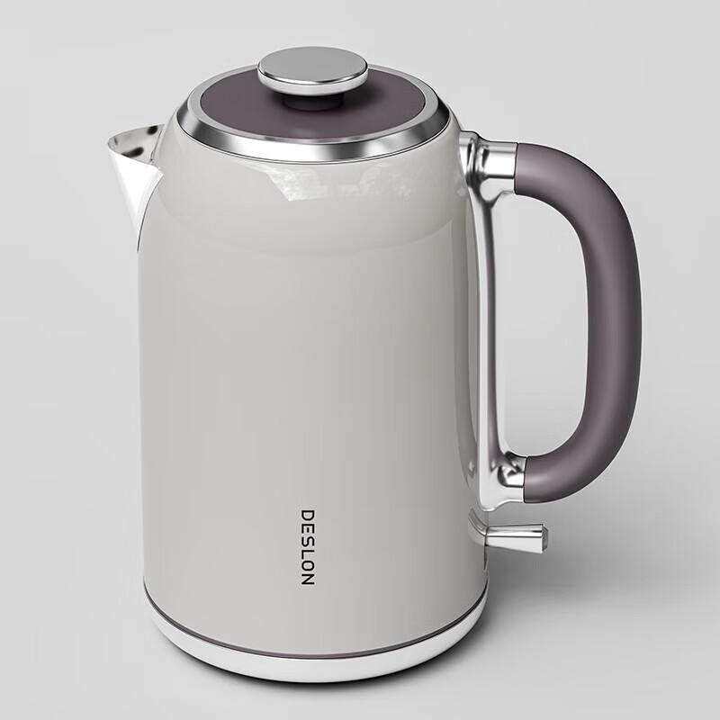 Desmond 1.8L French Retro Stainless Steel Electric Kettle
