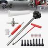 Tire Valve Tool Kit 23Pcs Stem Set, Quick Change Installer with TR413/TR414 Cars Stems, 4-Way Core Removal for Motorcycles Maintenance