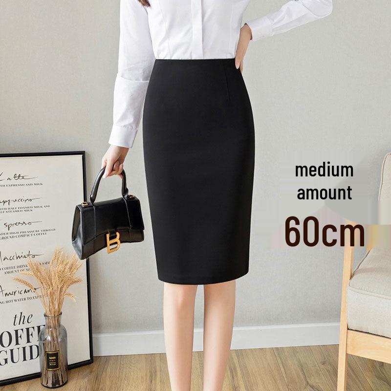 Professional Western High-Waisted Open-Front Slimming Summer Skirt Suit