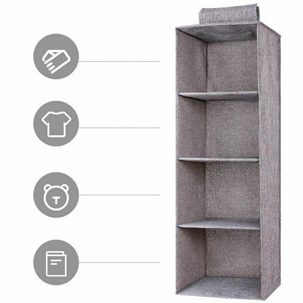 Closet Container Drawer Cotton Wardrobe Storage Bags Hanging Storage Pouch Clothes Organizer