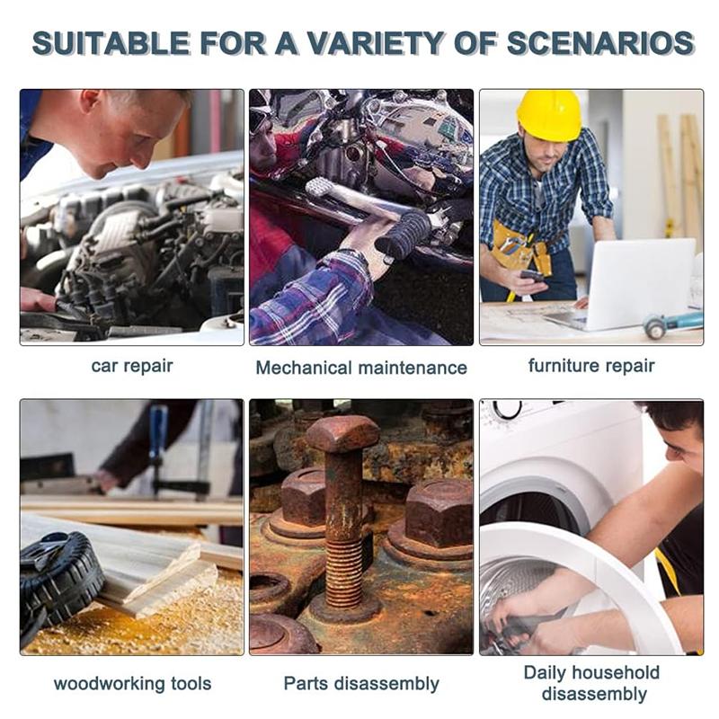 L Type Bent Bar Extension L-Type Shaped Double End Non-Slip Socket Bent Bar 1/2" 1/4" 3/8" Wrench Hand Tools Power Tools