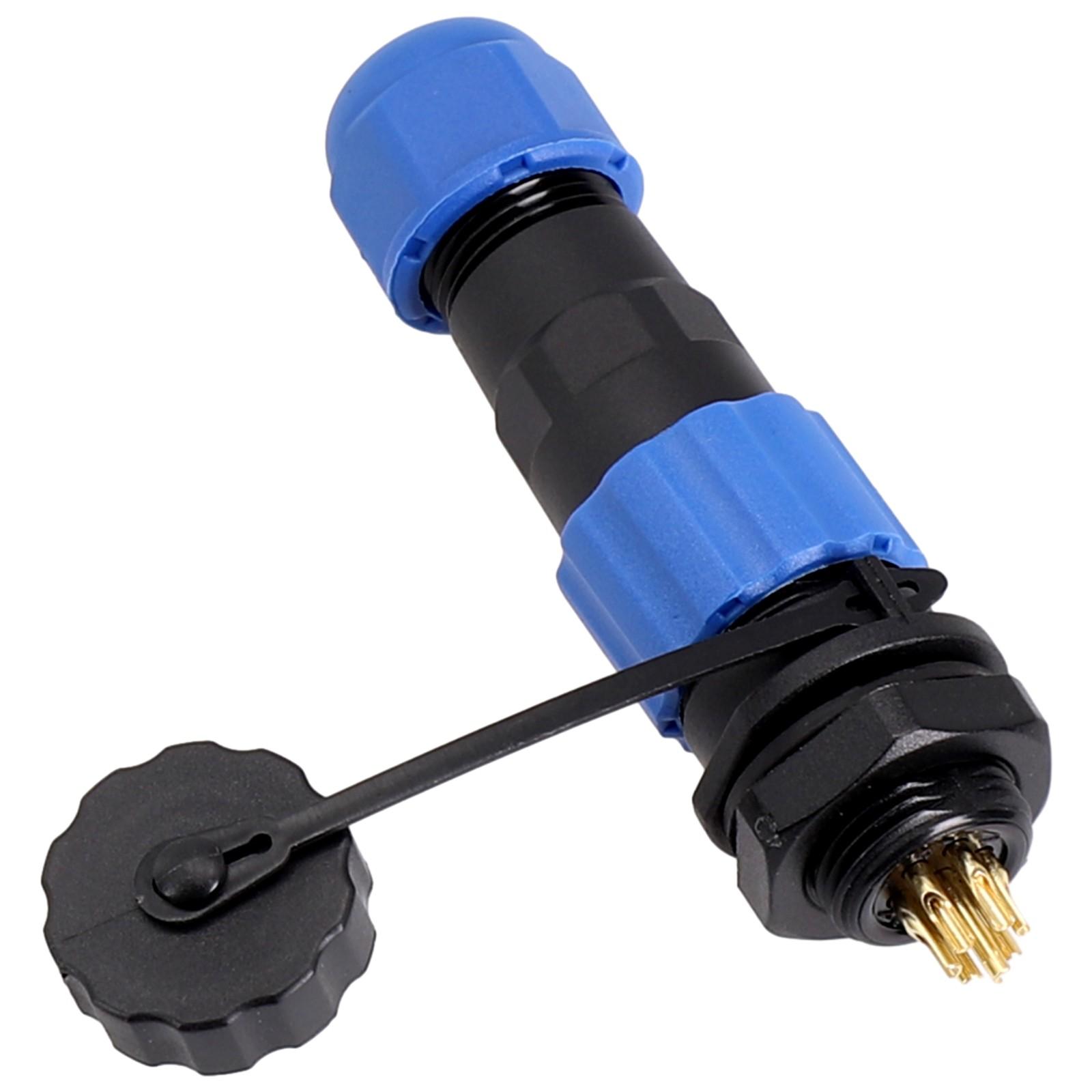 

IP68 waterproof aviation plug socket connector SD13 male and female connector 7 Pin