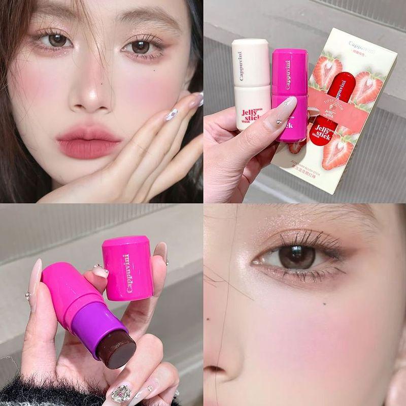 Cappuvini - Jelly Color-Changing Blush Stick - 3 Colors
