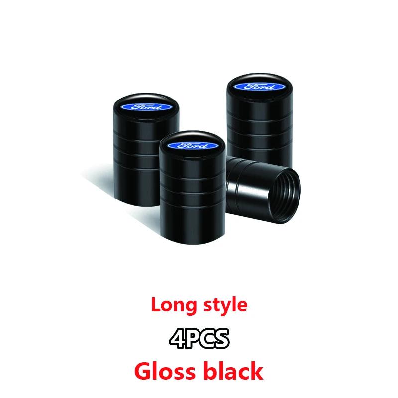 For Honda ccoFor Ford Mondeo Explorer Edge Focus Fiesta Kuga Transit Escape 4Pcs Metal Car Wheel Cover Tire Valve Stem Caps Auto Accessories