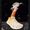 Li Ning Arc CRC Shock Absorbing Wear Resistant Non Slip Low Top Running Shoes Women Running Shoes Beige AZGU006-4