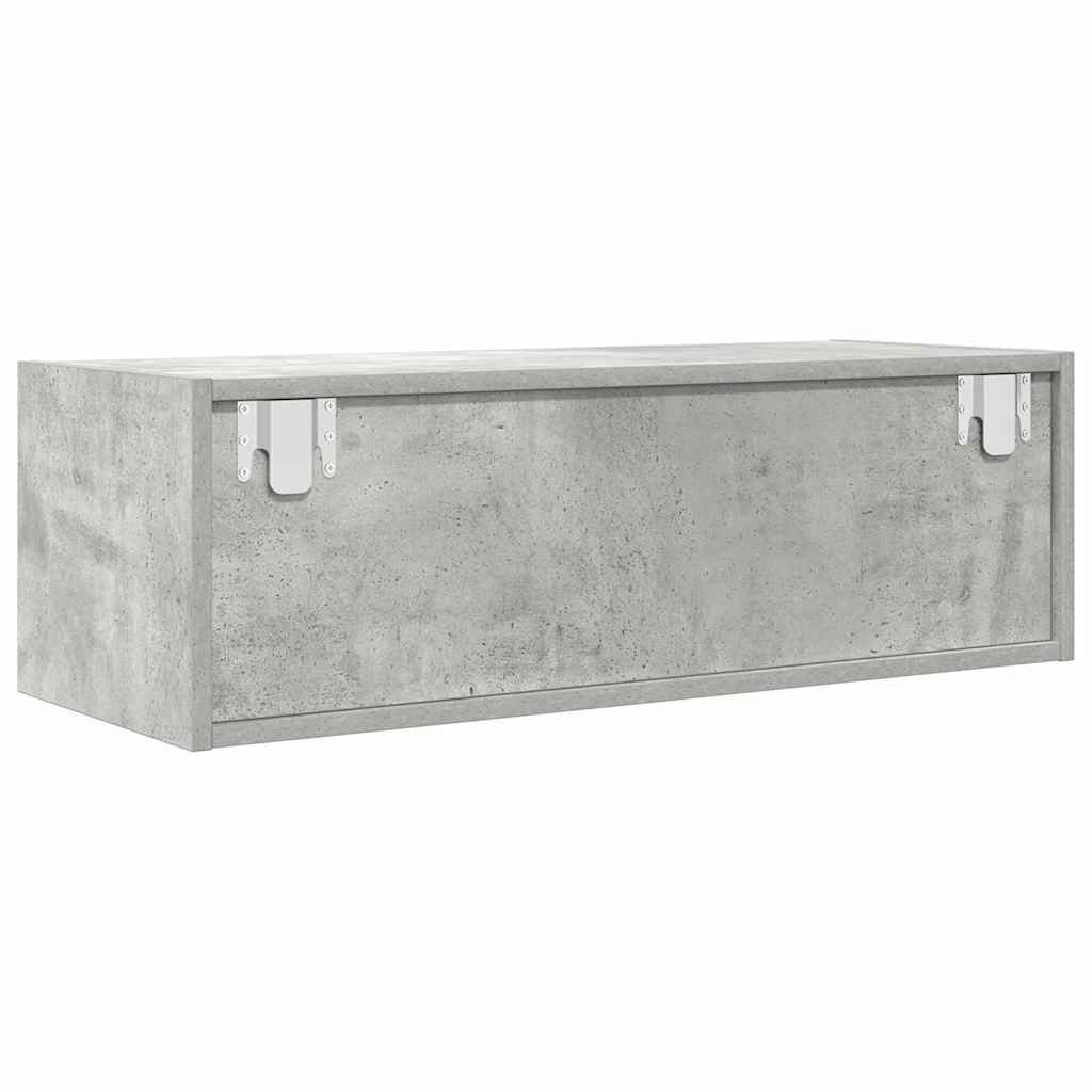 TV Cabinets 2 pcs Concrete Grey 80 x 31 x 25.5 cm Particleboard