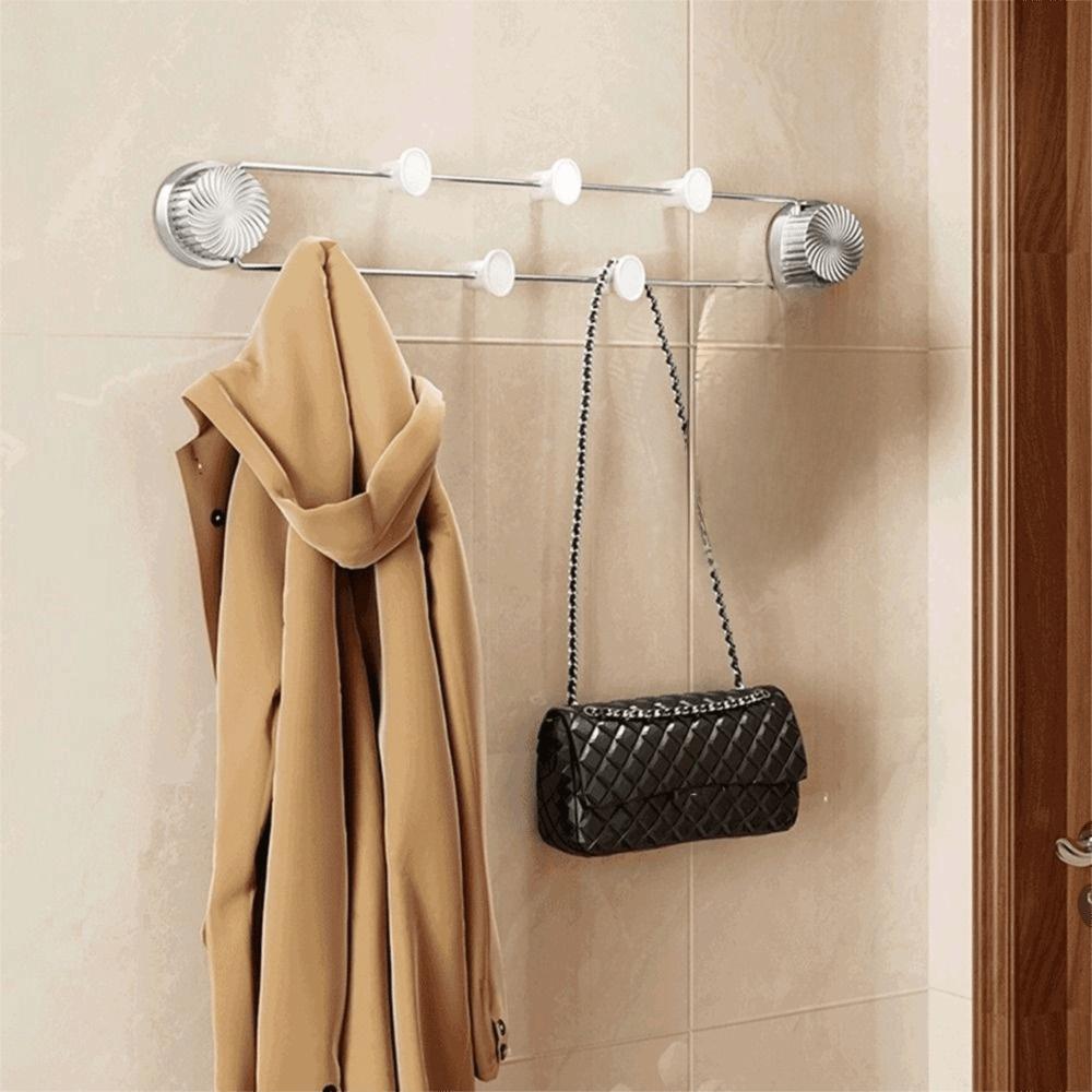 Strong Bearing Capacity Non-Marking Storage Hook 7 Hook No Punching Hook  Wall Mounted