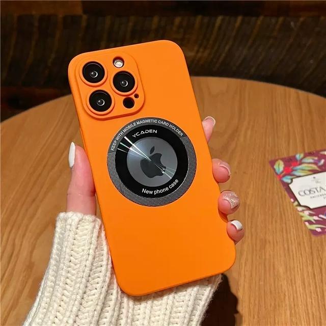 

Роскошный матовый чехол для телефона Magsafe с беспроводной зарядкой для Iphone 14 13 12 Pro Max Plus, защитная магнитная жесткая задняя крышка для объектива for 14 plus