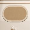 Wabi Sand Wind Bathroom Floor Mat Soft Diatom Mud Floor Mat Toilet Door Non-slip Absorbent Wear-resistant Foot Mat Diatom Mud