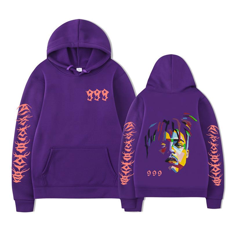 Ebay Trendy Rapper 999 Pattern Print Hip Hop Loose Hoodie