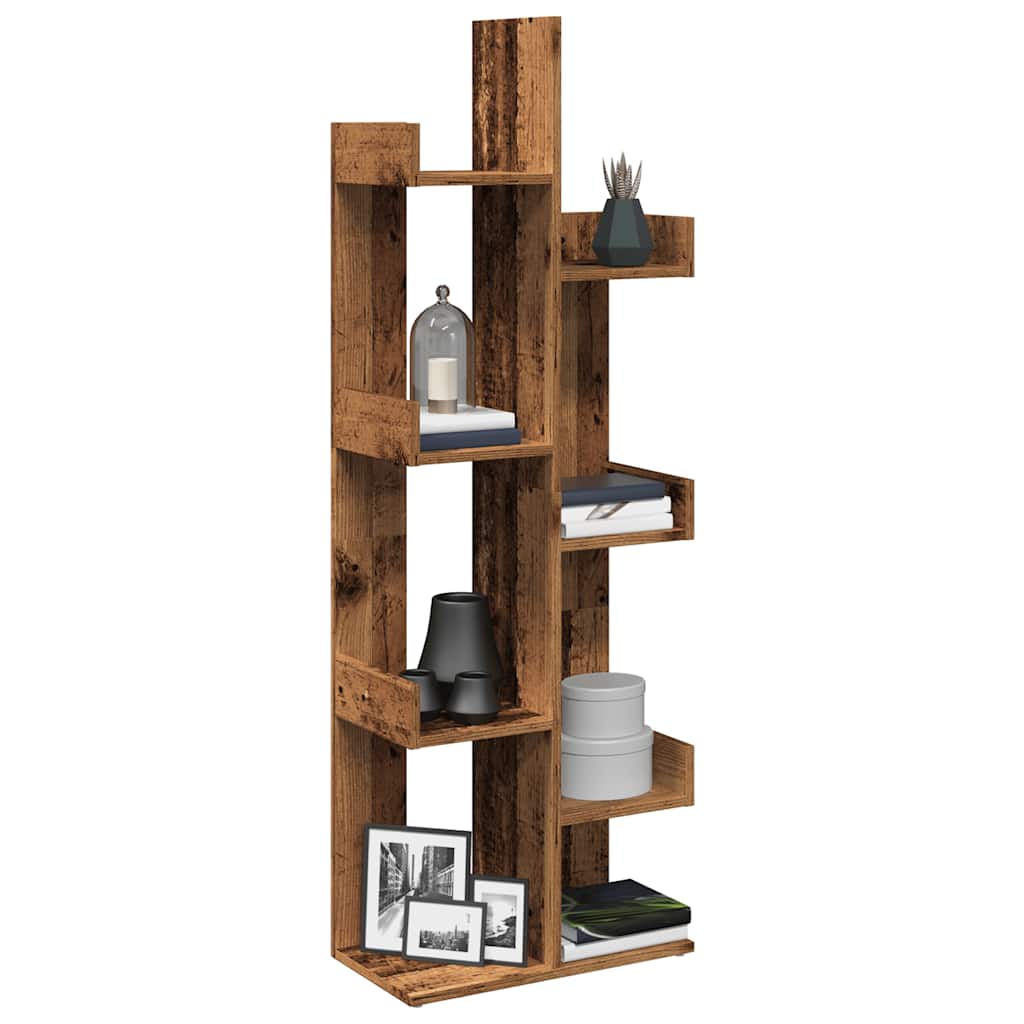 Bookshelf Vintage Wood Look 48 x 25.5 x 140 cm Particleboard