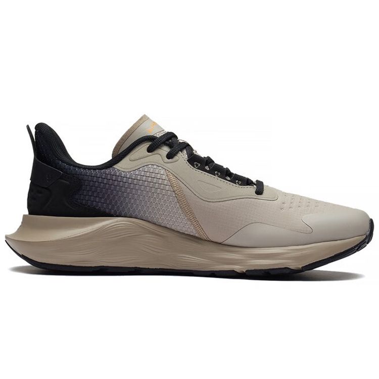 Li Ning Yufeng Shock Absorption Low Top Running Shoes Men Sneakers Goat-Gray ARSS013-4
