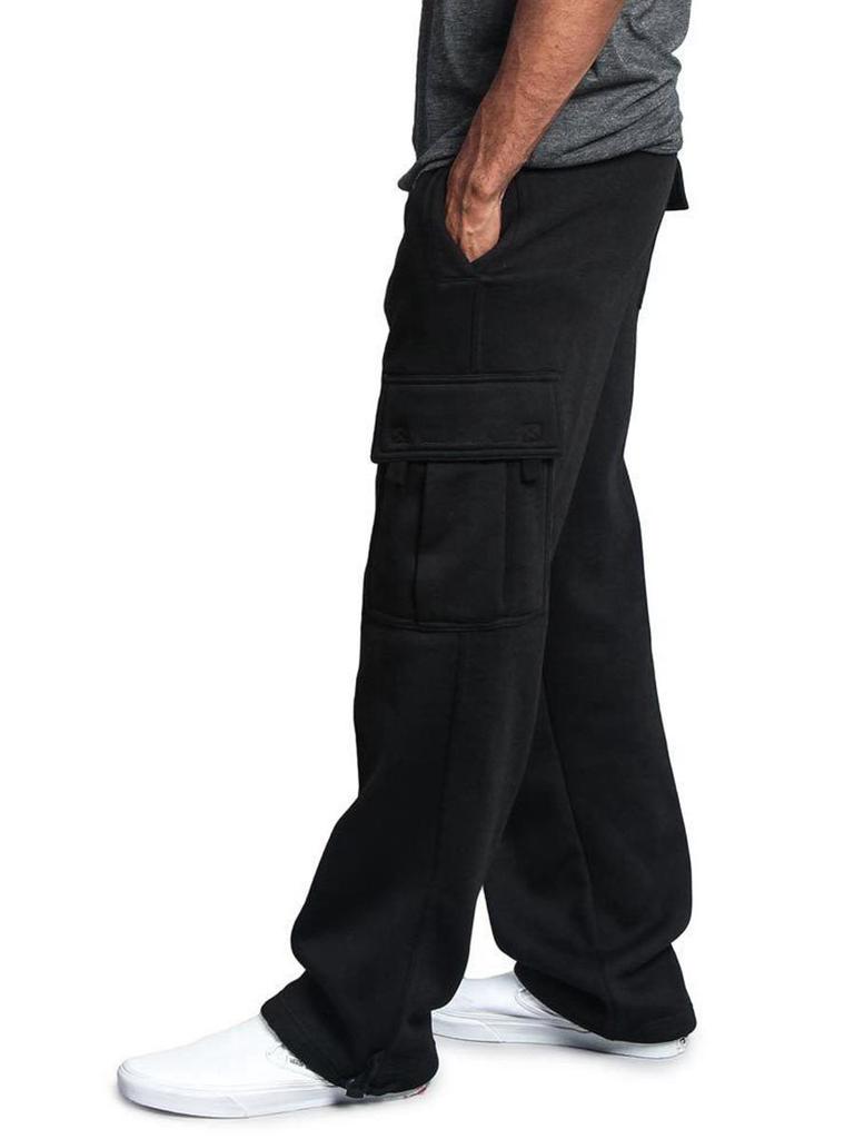 Herr Retro Cargo Joggerbyxor med flera fickor - Stilren europeisk & amerikansk High Street-trend