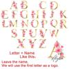 Personalized Makeup Bag Custom Initial with Name Bridal Cosmetic Case Monogram Toiletries Pouch Wendding Gifts for Bridesmaid