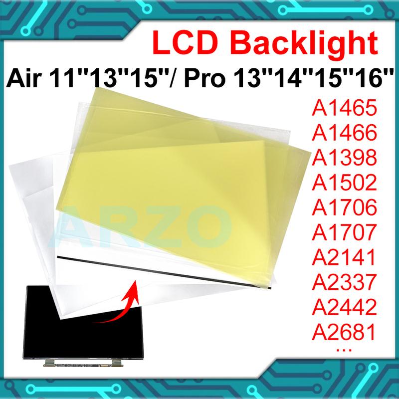 A1706 A1707 A1932 A2337 LCD Screen Display Backlight Back Rear Reflective Sheet For Macbook Air Pro A1466 A1502 A2141 A2338 11inch A1370 A1465