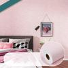 10 Meters / Roll 3D Self-adhesive Thicken Waterproof Wallpaper Linen Textured Pure Color Home Decorative Refurbished Sticker