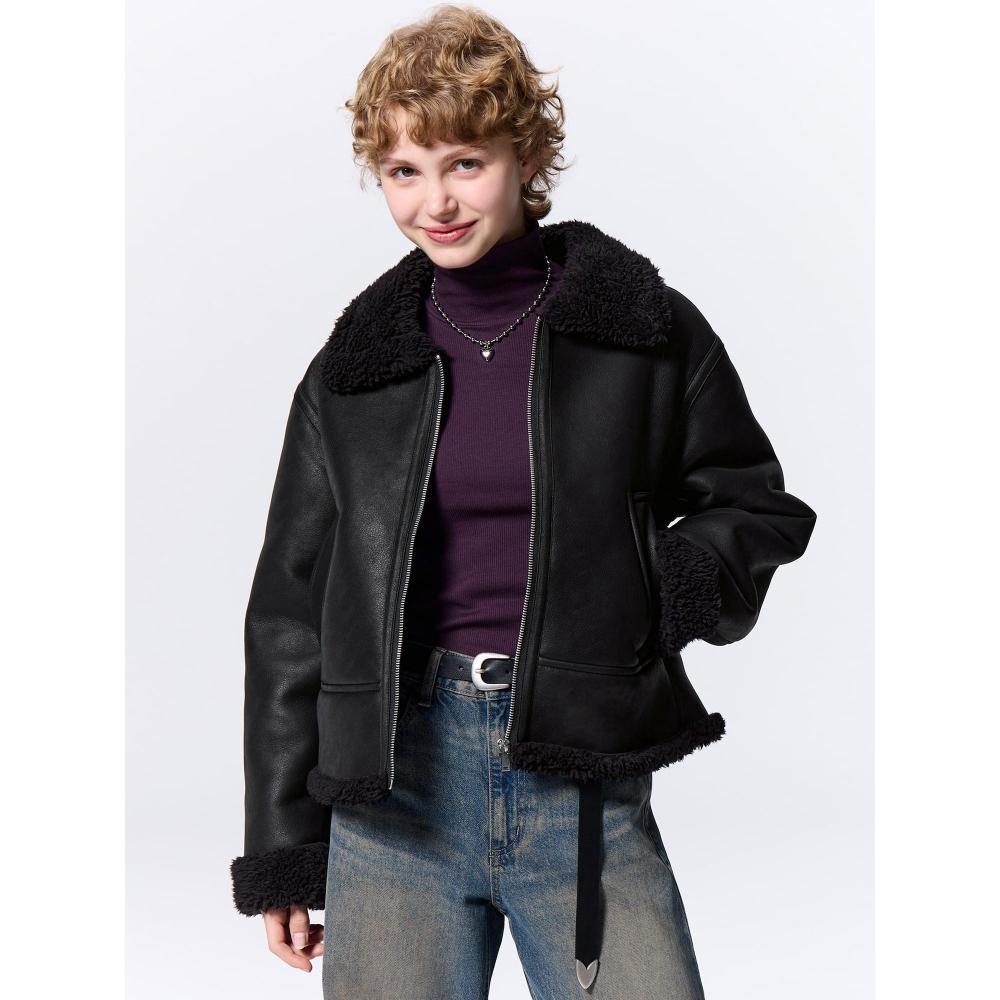 

Куртка для полета Gu By Uniqlo Mouton Touch 09 BLACK/S