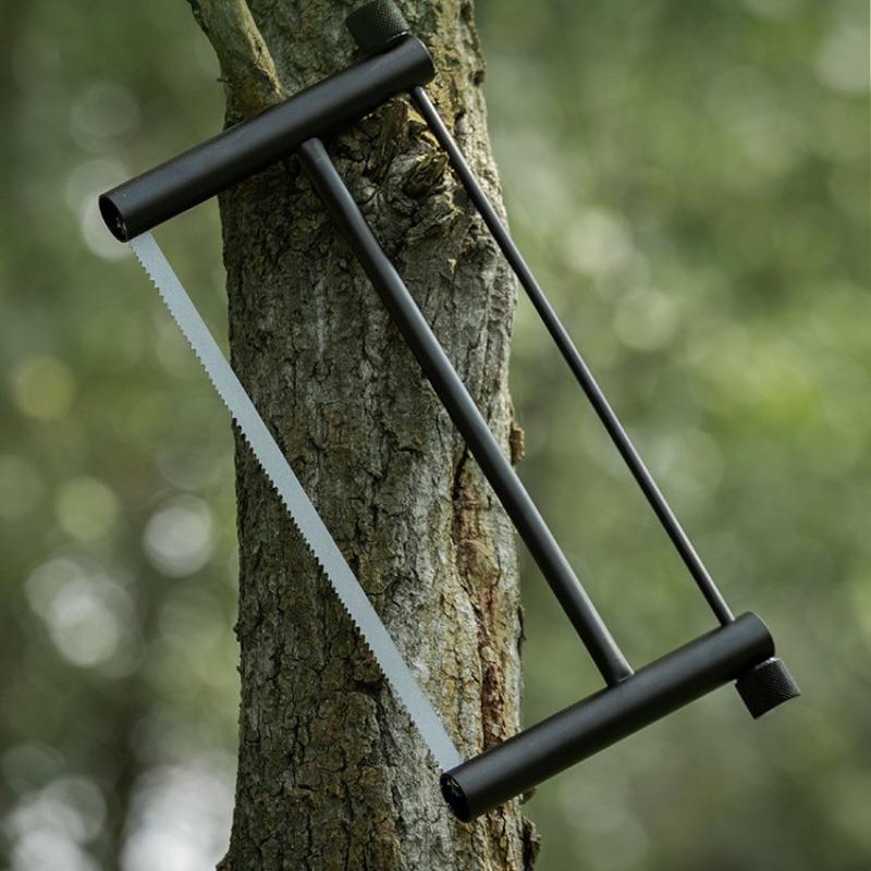 Outdoor Multifunctional Hand Saw  Portable Camping Barbecue Tool  Quick Folding Saw Blade  Field Wood Hand Saw