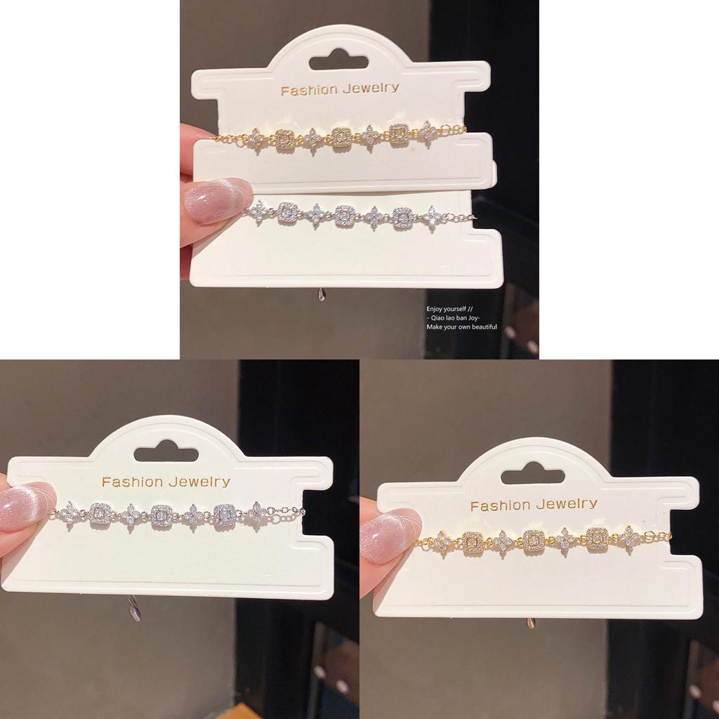 Floral Jewelry Bracelet With Gold Plating For Women Gift Occasion