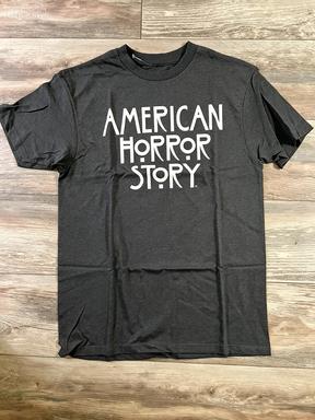 American Horror Story Stacked Logo Womens Comfortable Soft Retro Short Sleeve Tshirt Suitable for Fan Gifts