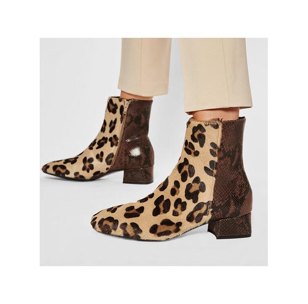 Ботильоны Eva Minge EM-23-08-001020 бежевые