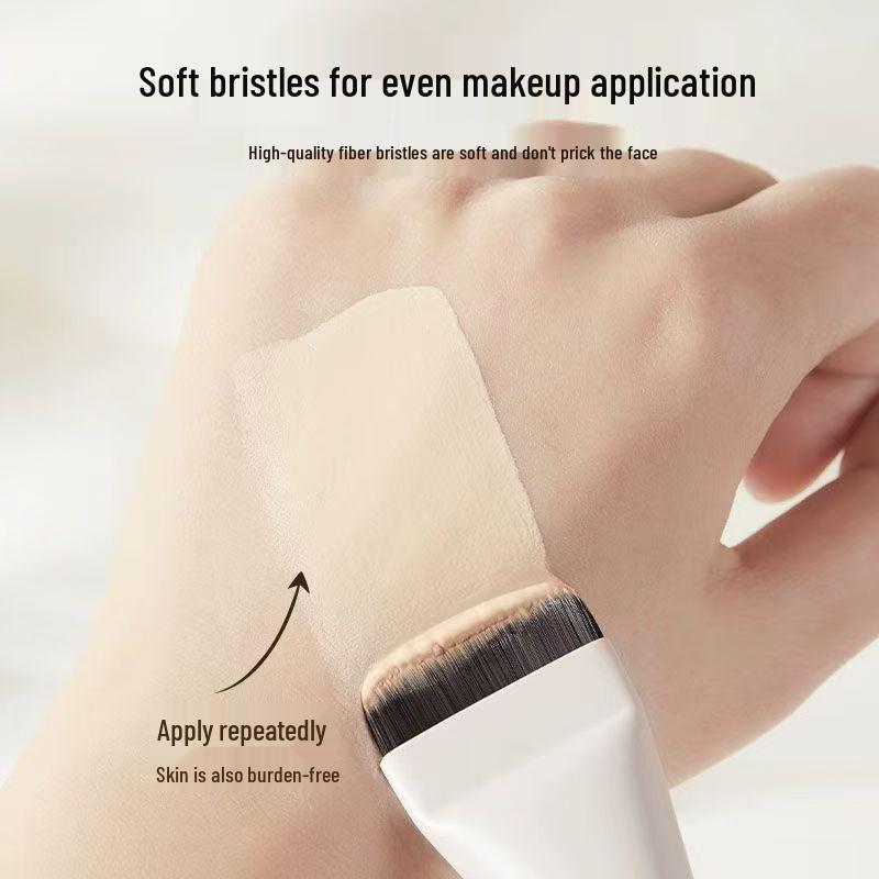 Pennello Foundation Ultra-Sottile a Testa Piatta - Leggero, Senza Solchi, Non Assorbente in Nylon Strumento per il Trucco