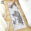 3D World Map Carpet For Bedroom Bedside Mat Anti-slip Kitchen Mat Kids Room Carpet Fashion Bathroom Mat Doormat