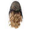 Luxury Embroidery Lace Tassel Headscarf Women Sheer Mesh Bandana Hijab Vintage Floral Head Wrap Boho Hair Scarf Daily Accessory