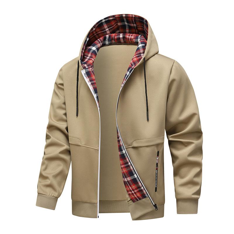 Hooded Sweater Autumn and Winter Men's Plus Size Men's Jacket Jacket Men's Cardigan Sweater