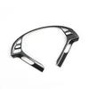 For Infiniti G37 G25 LHD 2010 2011 2012 2013 ABS Interior Car Steering Wheel Cover Trim Frame Decor Modified Accessorie
