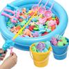 2 Pcs Sandbox Inflatable Child Toy Toys Portable Pool Tray Plastic Fishing Game