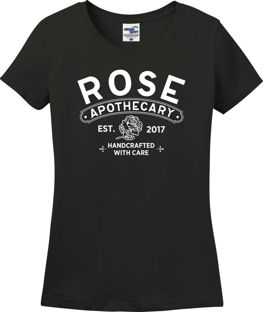 Rose Apothecary Handcrafted With Care Est. 2017 Missy Fit Ladies T-Shirt (S-3X) XXXXL