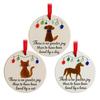 Sea Glass Art Animal Ornament Handmade Hanging Sea Glass Dog/Cat/Horse Ornament for Christmas Tree Coastal Home Decor Pet Memorial Gift for Pet Lovers