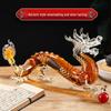 Creative Transparent Dragon Zodiac Fruit Wine Bottle - High Borosilicate Glass, Sealed and Hollow Design
