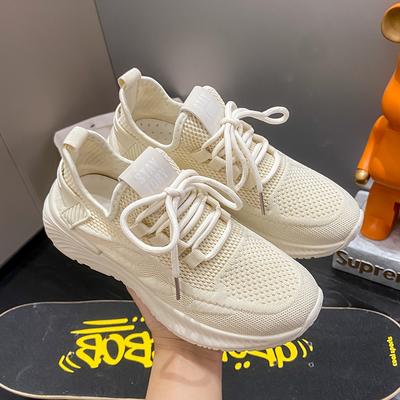 Womens Sneakers Breathable Casual Women Socks Shoes Lace Up Ladies Flats Female Spring Vulcanized Running Zapatillas De Mujer