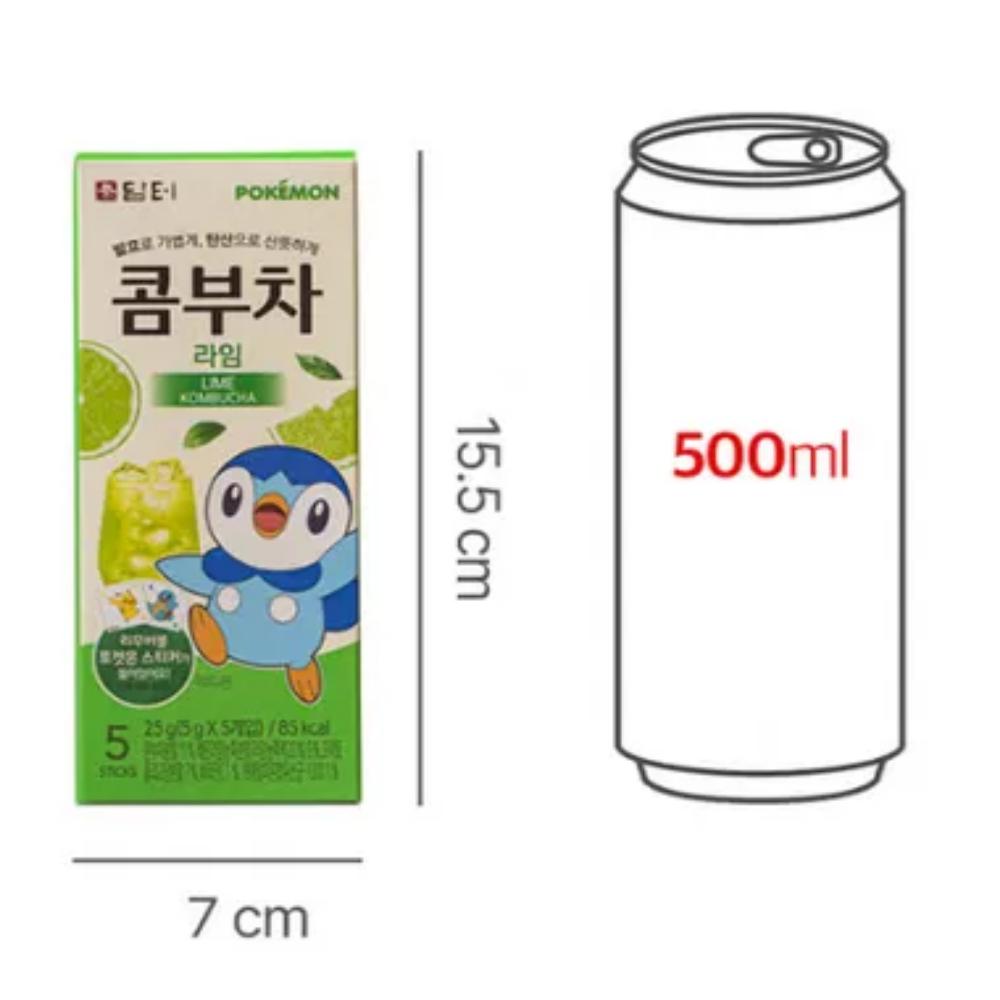Damteo Pokémon Kombucha (low Calorie Tea) Lime 25g (5g*5-Stick)