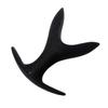 Unisex Soft Silicone Waterproof V Shape Butt Anal Plug Dildo Prostate Massager