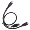 Usb 3.0 A Male Micro Usb 3.0 B Y Cord Cable For External Hard Drive Disk Cables