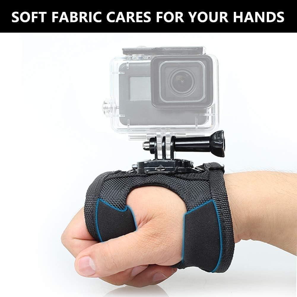 Wrist Strap 360° Rotation Glove Wristband Mount For GoPro Hero 13 12 11 10 9 8 7 6 5 DJI Osmo Action 5 Pro Camera Accessories