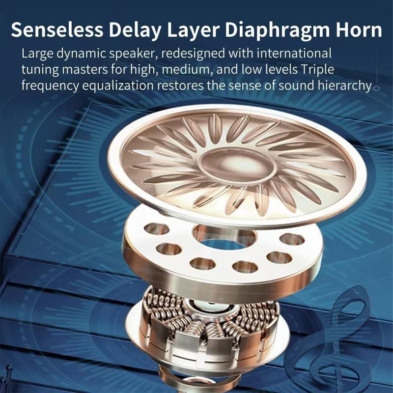 Invisible Sleep Earbuds Wireless Bluetooth 5.3 Earphones Active Noise Cancellation Waterproof Headsets Stereo Sound Headphones