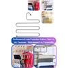 5 Tiers Metal Clothes Hanger Clothes Trousers Scarf Scarf Towel Tie Organizer