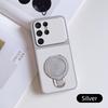 Для Samsung Galaxy S21 S22 S23 Ultra Чехол Galaxy S24 S25 S26 Ultra Обложка кожаныйЧехол Магнитный Держатель Magsafe Подставка Обложка