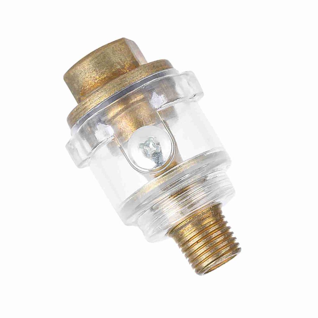 1 4  BSP Mini In Line Air Tool Oil Lubricator Oiler Compressor Pipe Automatic Lubrication